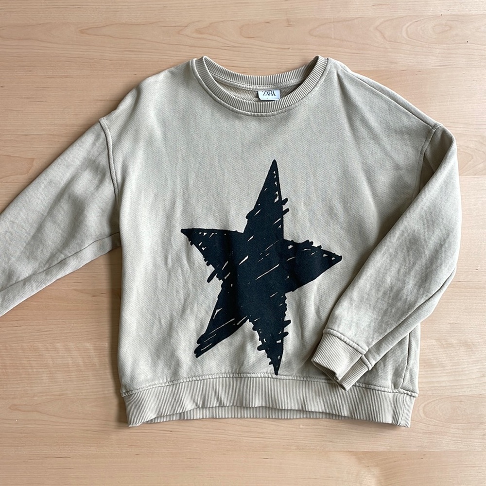 Boys Zara Star Sweatshirt